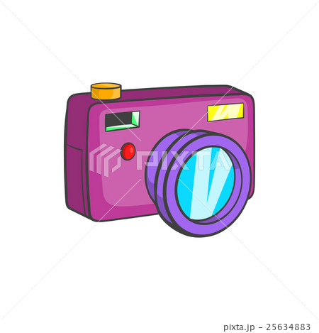 Camera icon, cartoon style Camera icon, cartoon style 25634883