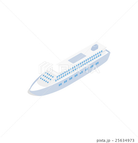 Big ship icon, isometric 3d style Big ship icon, isometric 3d style 25634973