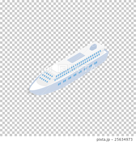 Big ship icon, isometric 3d style Big ship icon, isometric 3d style 25634973