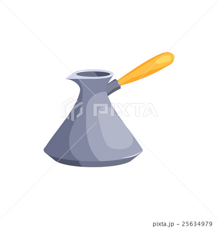 Turkish coffee maker, cezve icon, cartoon style 25634979
