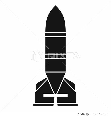 Rocket icon, simple style Rocket icon, simple style 25635206