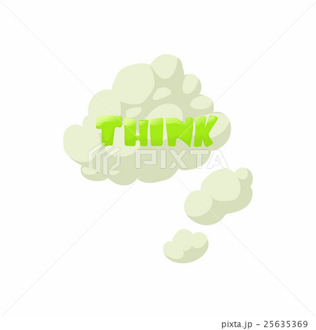 Thoughts icon, cartoon style 25635369