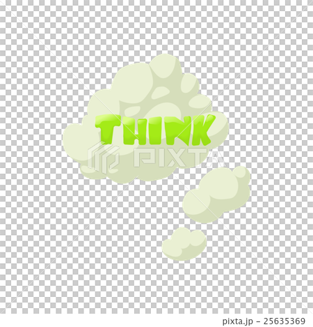 Thoughts icon, cartoon style 25635369