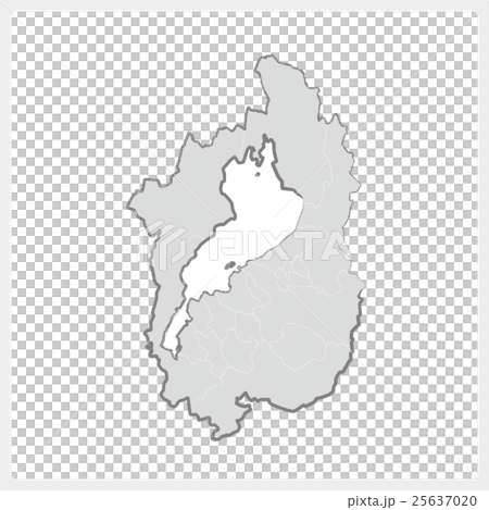 筆で描いた滋賀県 25637020