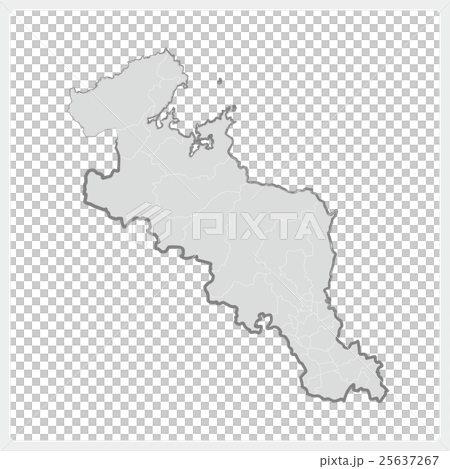 Kyoto Prefecture drawn with a brush Kyoto Prefecture drawn with a brush 25637267