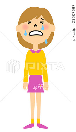 号泣する女の子 25637697