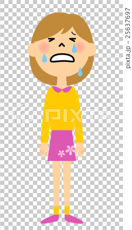 号泣する女の子 25637697