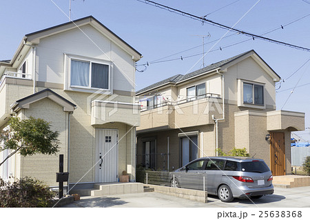 住宅 分譲住宅街 イメージ 連棟 住宅 分譲住宅街 イメージ 連棟 25638368