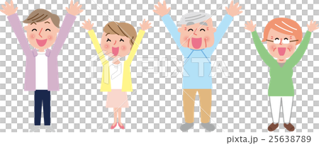 ファミリー 家族の気持ち ばんざい ファミリー 家族の気持ち ばんざい 25638789