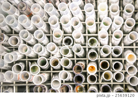 top view tubes prepared for centrifuge machine top view tubes prepared for centrifuge machine 25639120