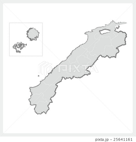 筆で描いた島根県 筆で描いた島根県 25641161