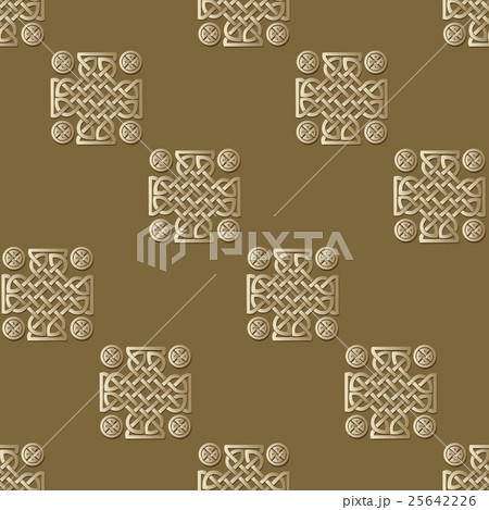Celtic knot seamless pattern 25642226