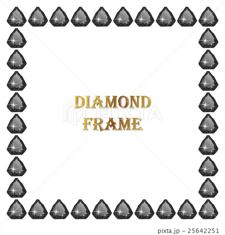 Diamonds square frame 25642251