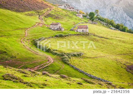Spanish mountains at sunset Spanish mountains at sunset 25642356