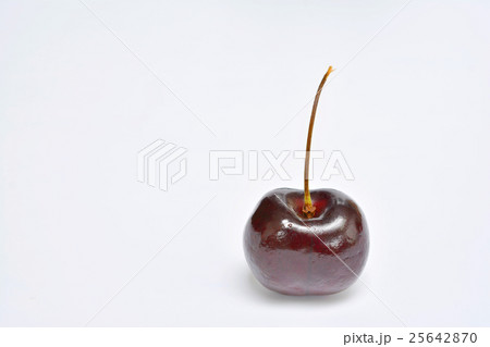 Cherry, white background 25642870