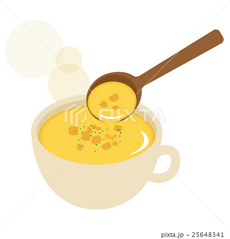 コーンスープのイラスト素材 25648341 Pixta
