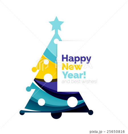 Christmas geometric banner, 2017 New Year 25650816