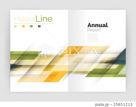 Geometric business annual report templates, modern 25651213