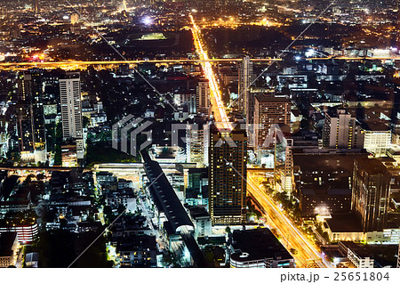 Night Bangkok cityscape 25651804