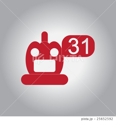 Vector illustration in flat design Halloween icon Vector illustration in flat design Halloween icon 25652592