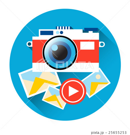 Photo Camera Icon Social Network Communication 25655253