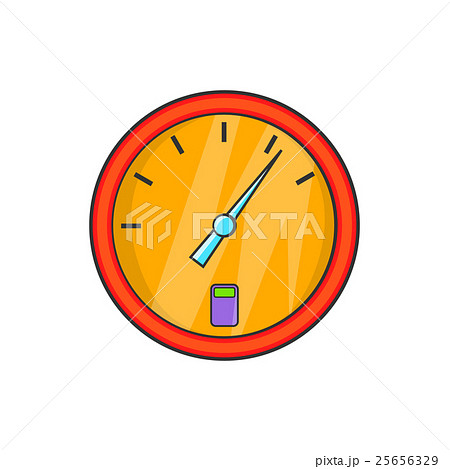 Indicator fuel device icon, cartoon style 25656329