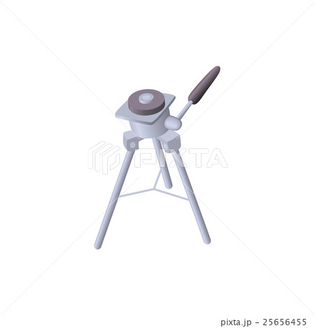 Tripod for camera icon, cartoon style 25656455