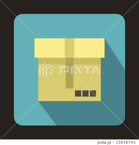 Box icon, flat style 25656743