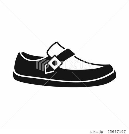 Men moccasin icon, simple style Men moccasin icon, simple style 25657197