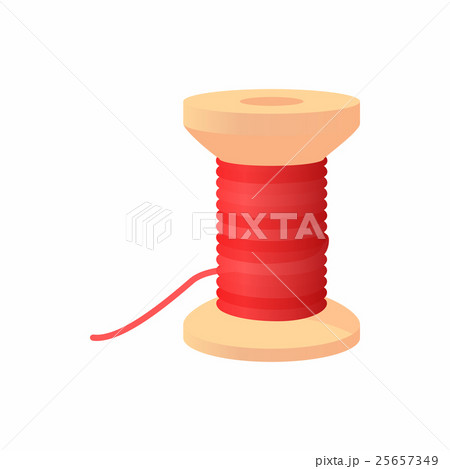 Spool of thread icon, cartoon style Spool of thread icon, cartoon style 25657349
