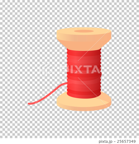Spool of thread icon, cartoon style Spool of thread icon, cartoon style 25657349