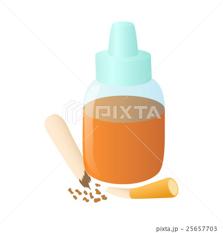 Refill bottle and broken cigarette Refill bottle and broken cigarette 25657703