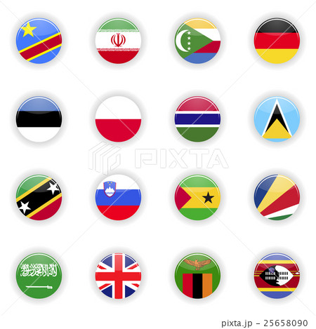 Flags set of the world 25658090