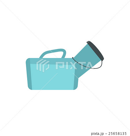 Medical bag icon, flat style 25658135