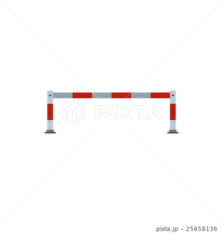 Barrier icon, flat style 25658136