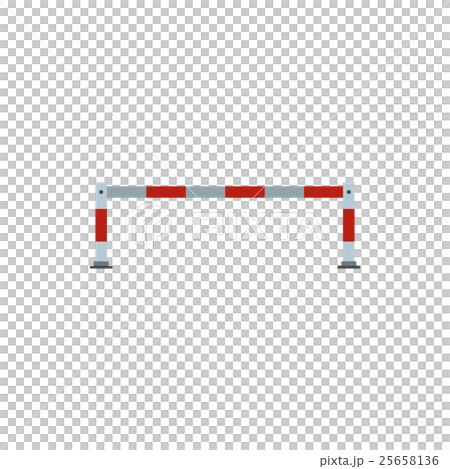 Barrier icon, flat style 25658136