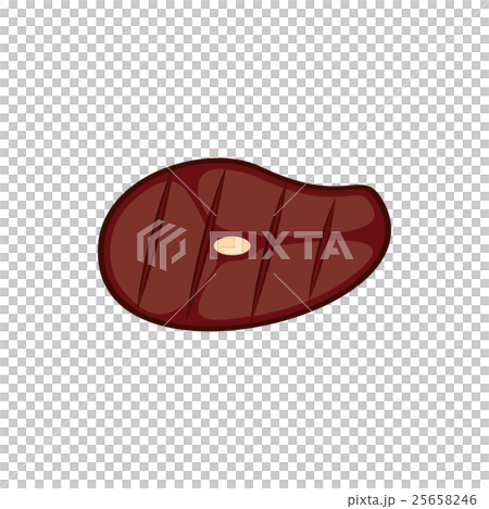 Steak icon, flat style 25658246