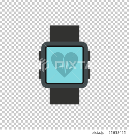 Smartwatch icon in flat style 25658435