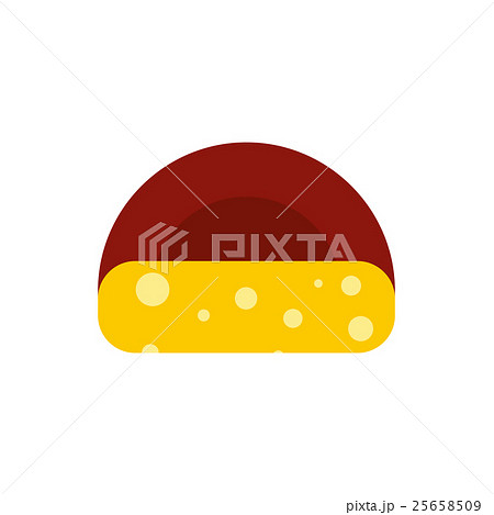 Cheese icon in flat style Cheese icon in flat style 25658509