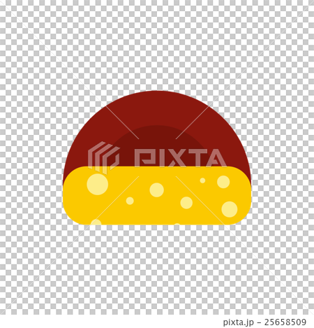 Cheese icon in flat style Cheese icon in flat style 25658509
