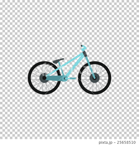 Bike icon in flat style 25658510