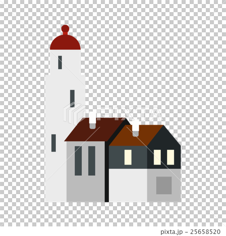 White church, Netherlands icon, flat style White church, Netherlands icon, flat style 25658520