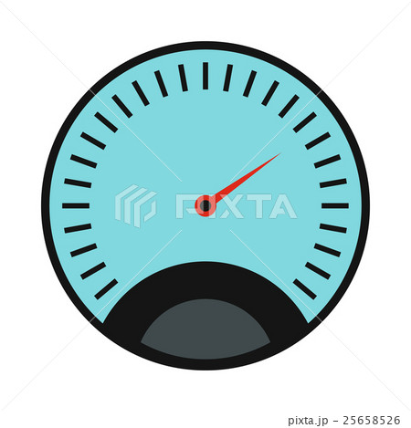 Speedometer icon in flat style 25658526