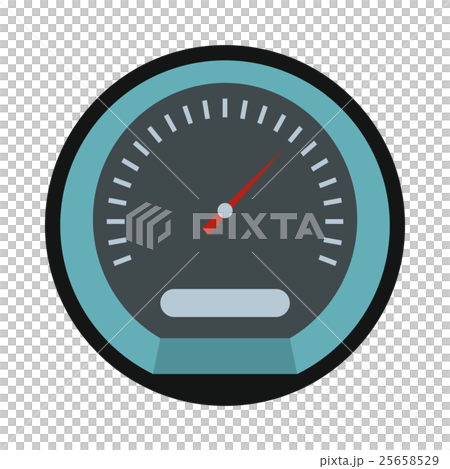Speedometer icon in flat style Speedometer icon in flat style 25658529
