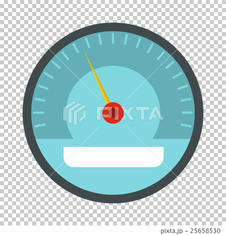 Speedometer icon in flat style Speedometer icon in flat style 25658530