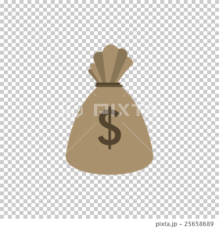Money bag icon in flat style Money bag icon in flat style 25658689