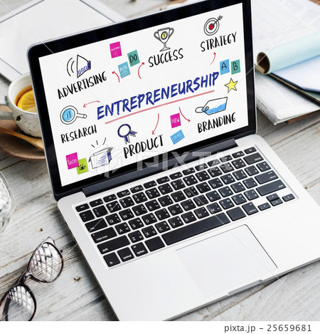 Entrepreneurship Business Goal Investment Plan Concept 25659681