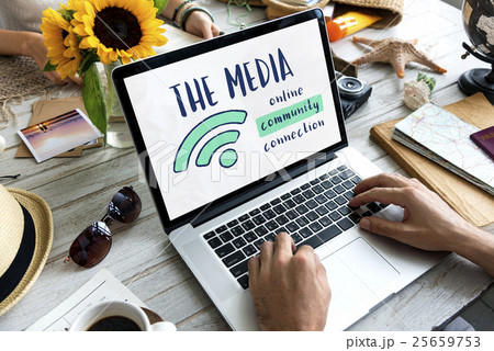 Networking communication Connection Share Ideas Concept 25659753