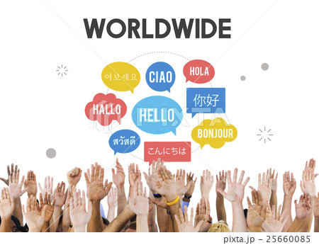 Communication Foreign Languages Greeting Worldwide Concept 25660085