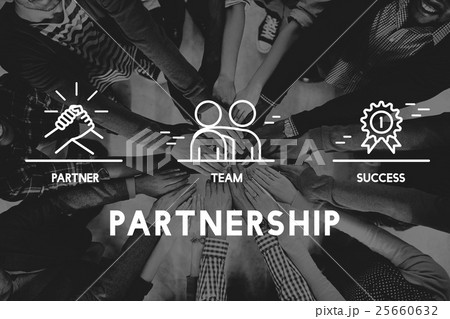 Business Collaboration Teamwork Corporation Concept Business Collaboration Teamwork Corporation Concept 25660632